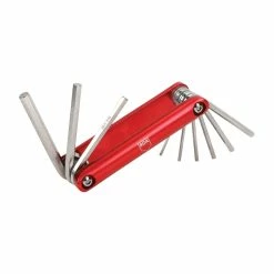 SCA Folding Hex Key Set - SAE, 9 Pieces