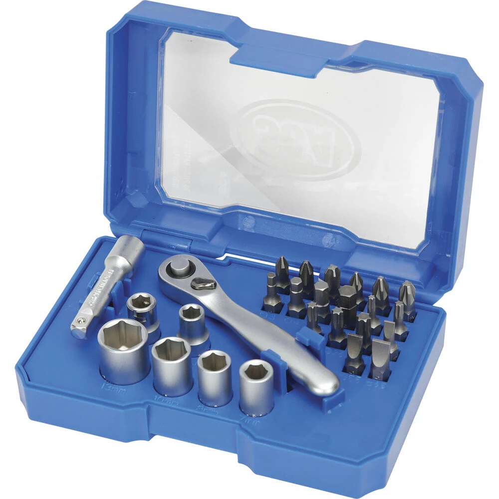SCA Bit Screwdriver Set - Ratchet, 26 Piece