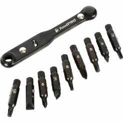 ToolPRO Screwdriver Bit Set - Ratchet, 10 Piece