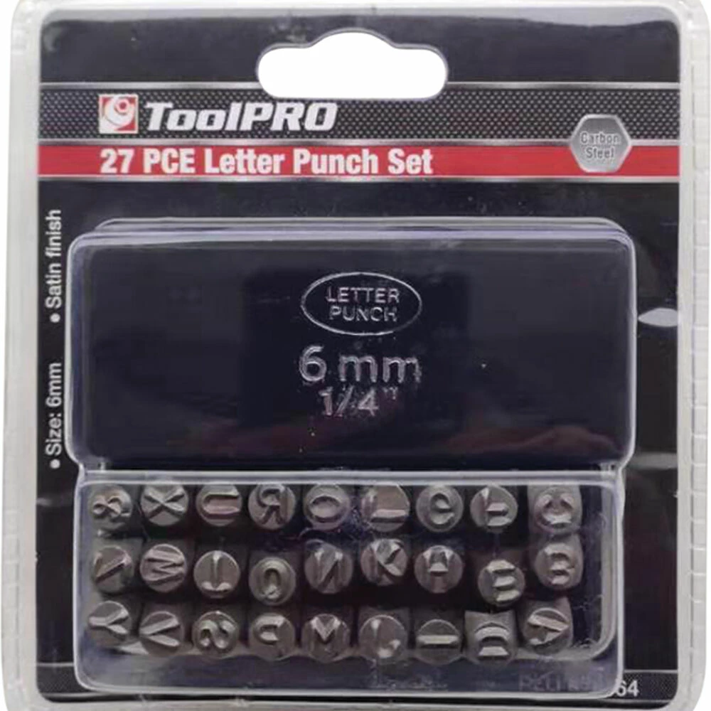 ToolPRO Letter Punch Set - 6mm