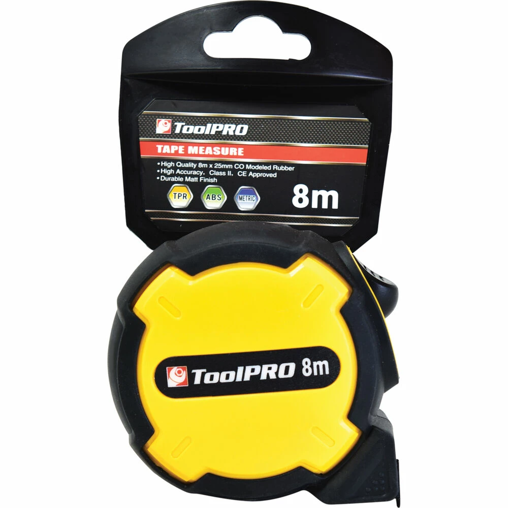 ToolPRO Tape Measure - 8m 1 ToolPRO Tape Measure - 8m