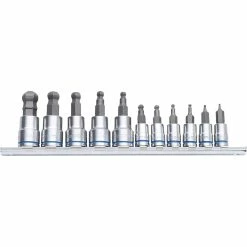 Kincrome Ball-End Hex Socket Set Metric 11 Piece