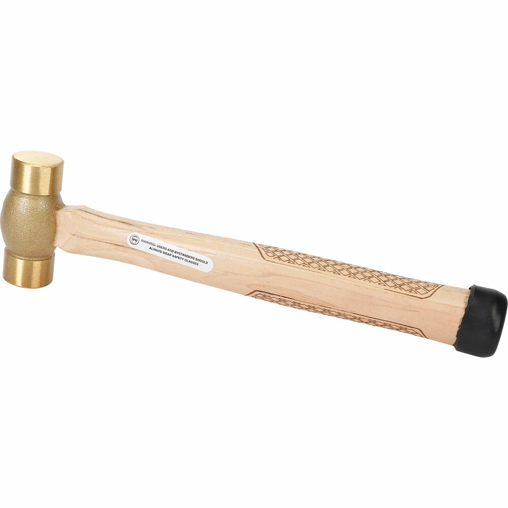 ToolPRO Brass Hammer - Hickory, 20oz, 565g - Image 2