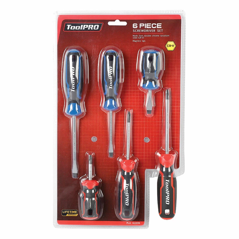 ToolPRO Screwdriver Set - 6 Piece