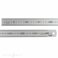 Toledo Stainless Steel Rule - 600mm - 600M