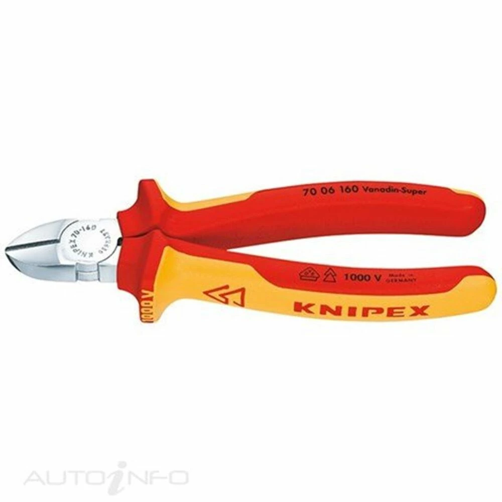 Knipex 1000V Diagonal Cutter - 140mm - 7006140 1 Knipex 1000V Diagonal Cutter - 140mm - 7006140