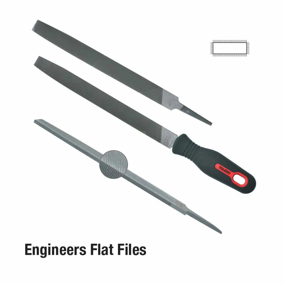 Toledo File Flat Smooth - 200mm - 08FL03CD 1 Toledo File Flat Smooth - 200mm - 08FL03CD